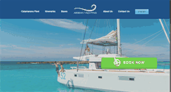 Desktop Screenshot of aegean-catamarans.com